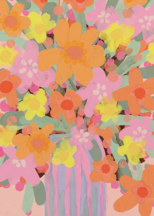 Levendige bloesems | Canvas