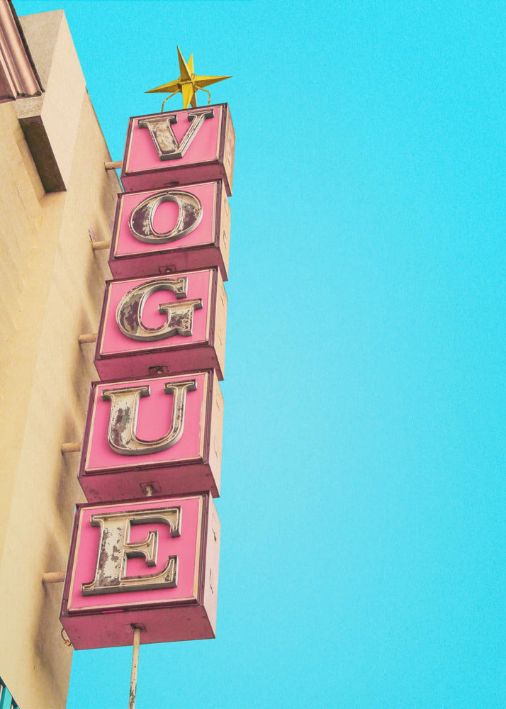 Vogue Theaterbord in Hollywood | Canvas