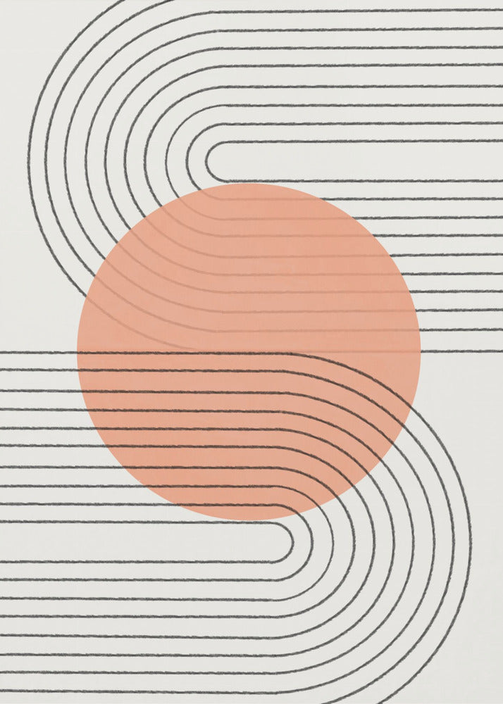 Gebogen Harmonie | Canvas