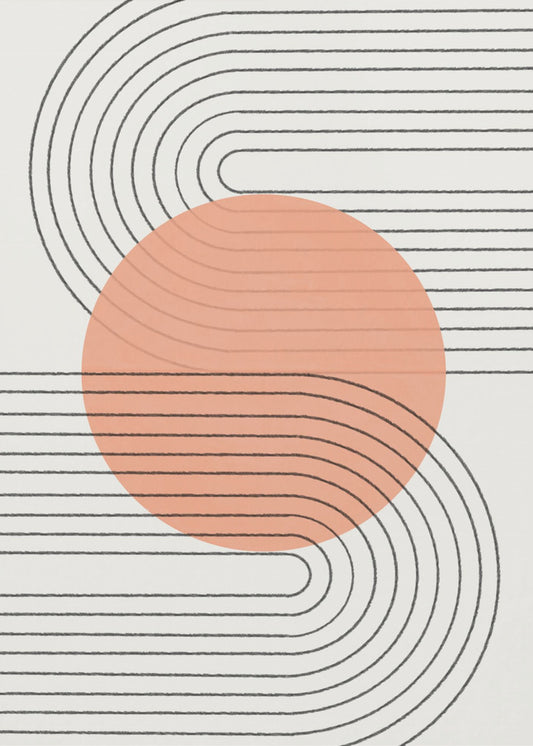 Gebogen Harmonie | Canvas