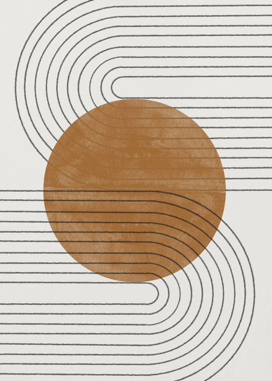 Gebogen echo's | Canvas