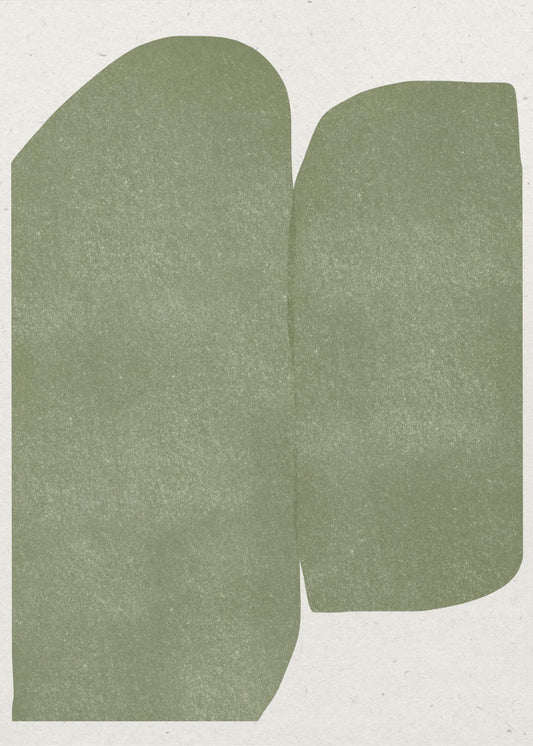 Smaragdgroene Echoes | Canvas