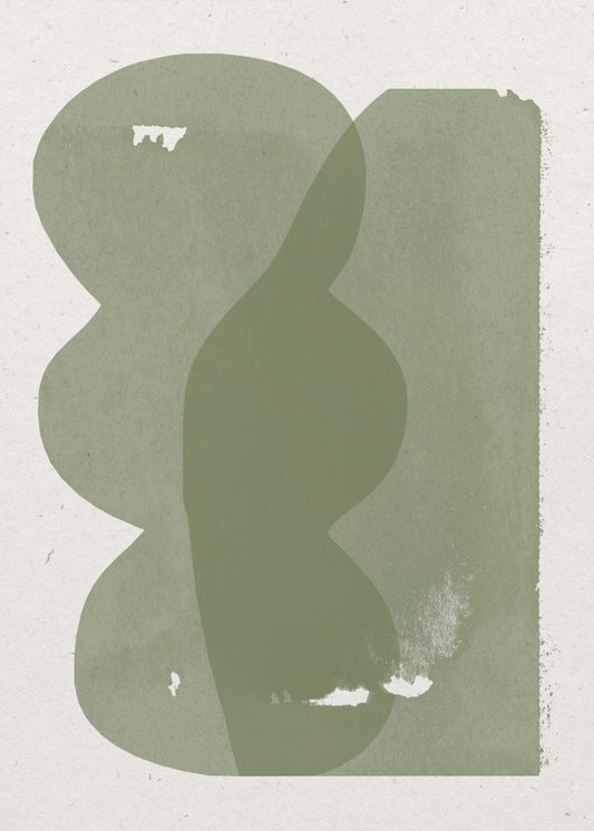 Groene Echoes | Canvas