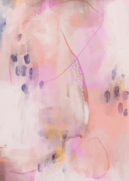 Pastel Fluisteringen | Canvas