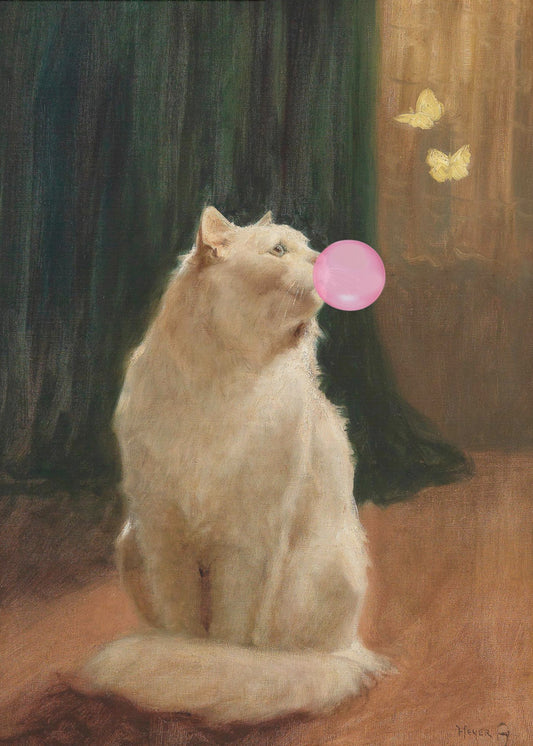 Bubble Gum en Kat | Canvas