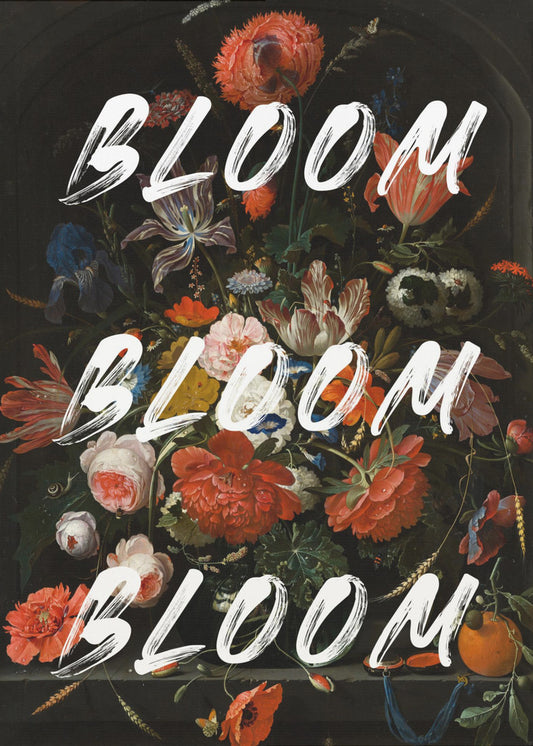 Bloei Vintage Bloemen | Canvas