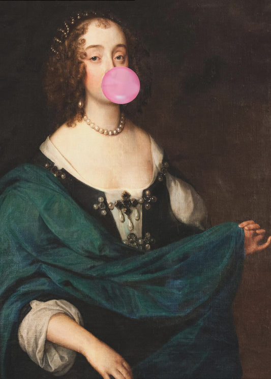 Renaissance Bubble Gum / Veranderde Kunst | Canvas
