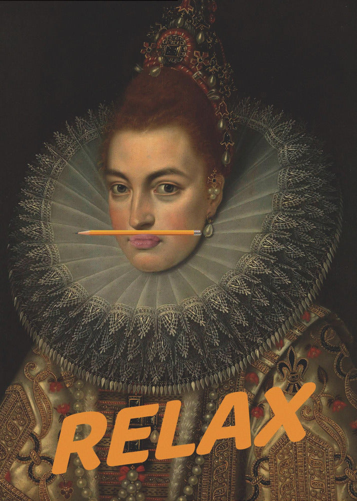 Ontspannende, veranderde olieverfschilderij | Poster