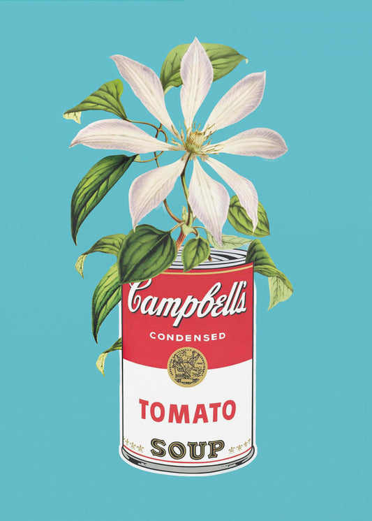 Campbells en Bloemen | Poster