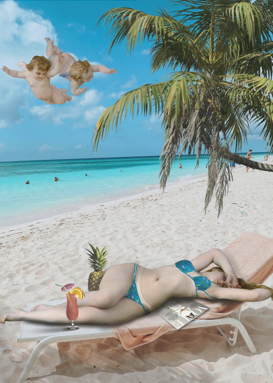 Venus op het strand | Canvas