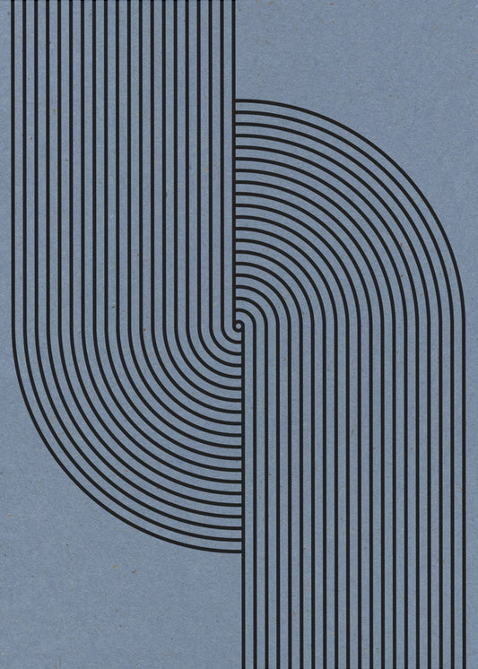 Gebogen symmetrie | Canvas