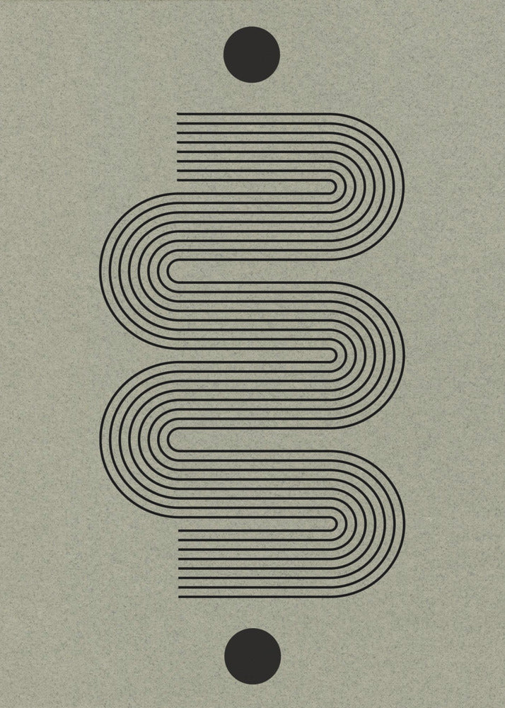 Gebogen symmetriepad | Canvas