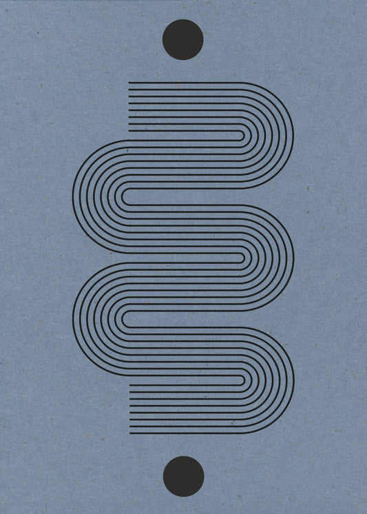 Gebogen echo's | Canvas