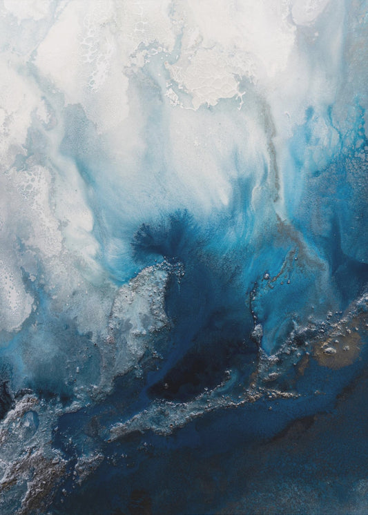 Seascape abstraction - Blue Waters | Canvas