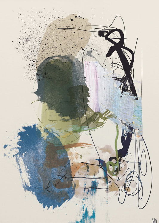 Tweeling Abstract | Canvas