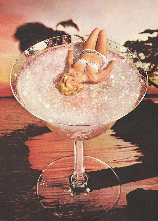 Glitterroze Margarita | Canvas