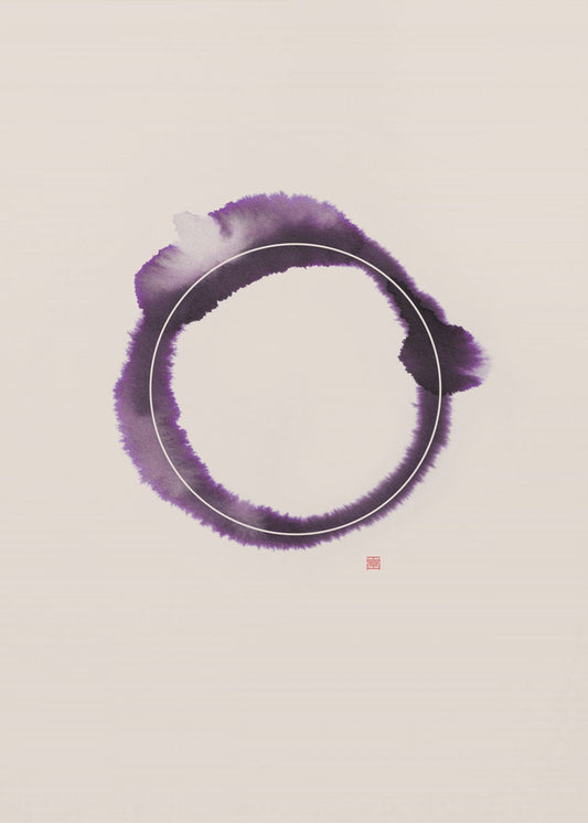 Cirkel nr. 3 | Roos | Canvas