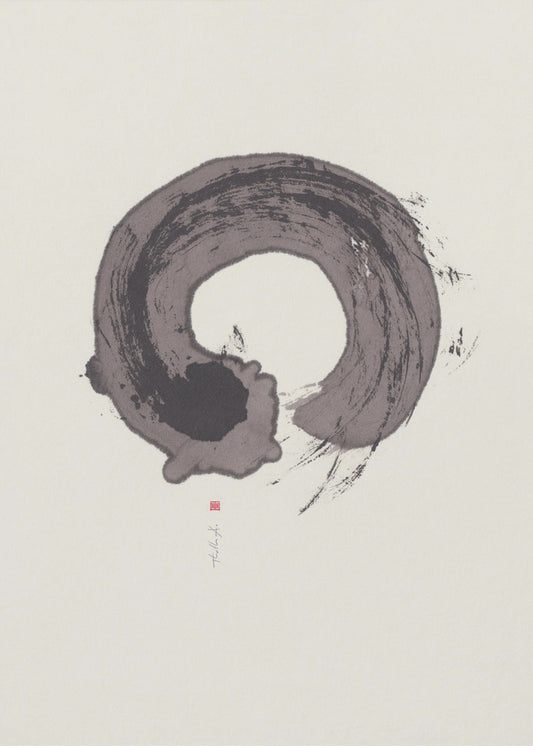 Dubbel bestaan Ensō | Canvas