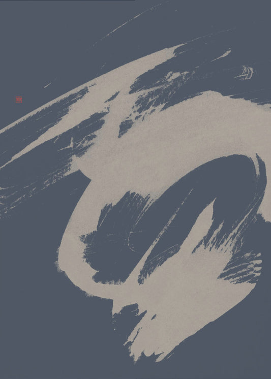 In een haast | Canvas