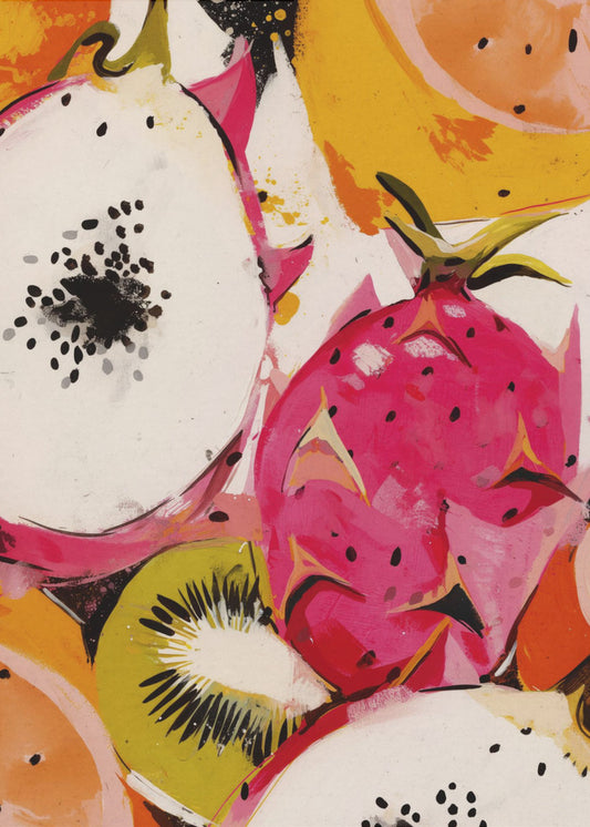 Levendige tropische medley | Canvas