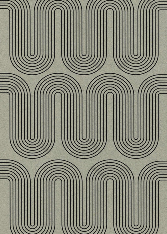 Gebogen echo's | Canvas