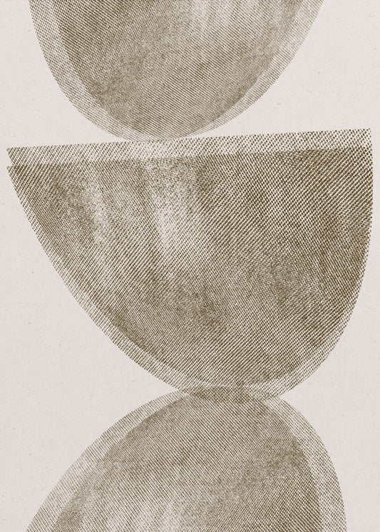 Gebogen reflecties | Canvas
