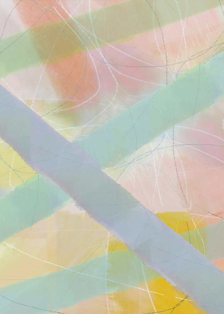 Soft Abstract Shapes 3 | Poster