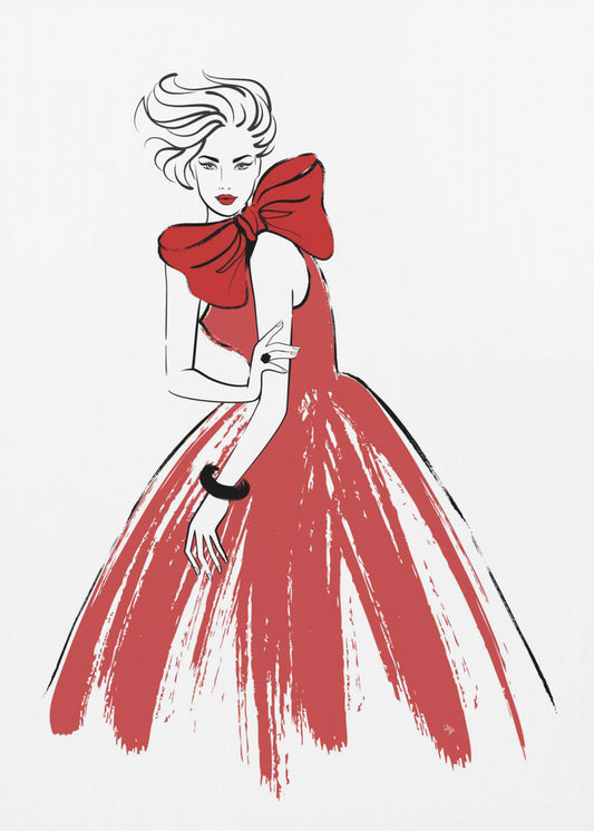Red Lady | Canvas