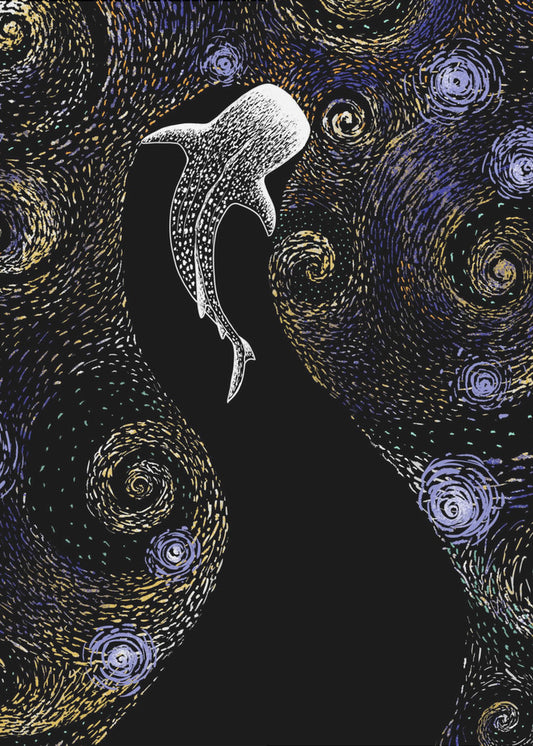 Sterreneter in Van Gogh-stijl | Poster