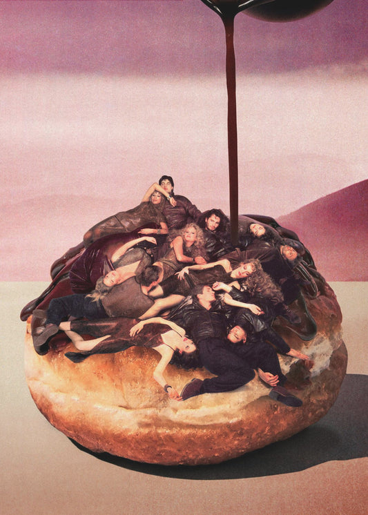 Surrealistische decadente donut | Canvas
