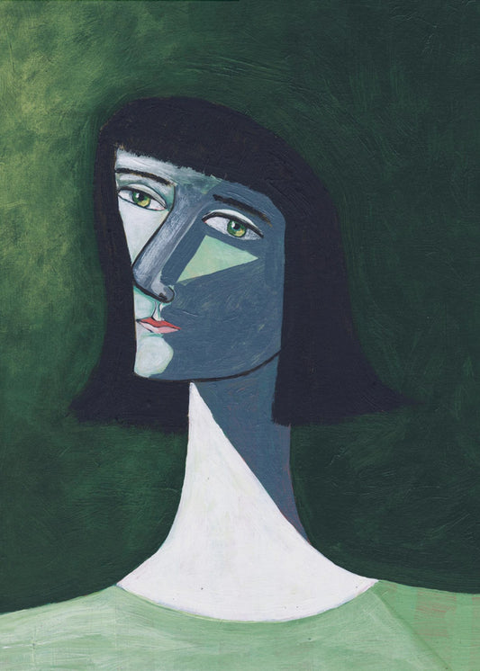 Vrouw in het licht | Canvas