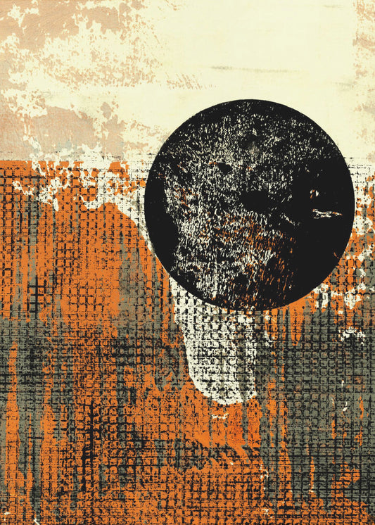Eclipse over textuur | Canvas