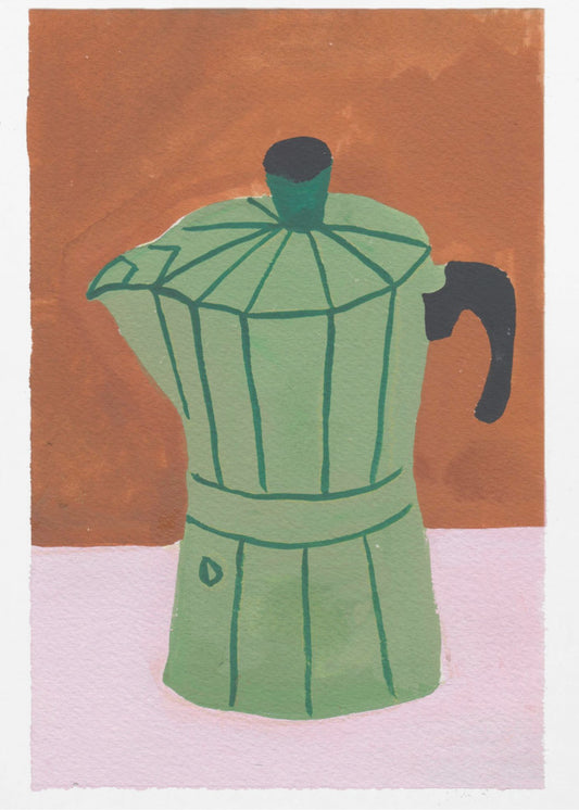 De koffiepot | Canvas