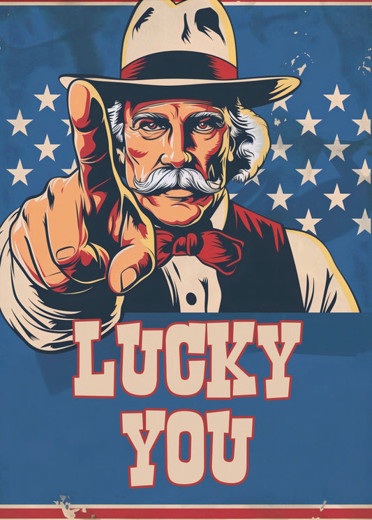 Wat een geluk voor jou | Poster