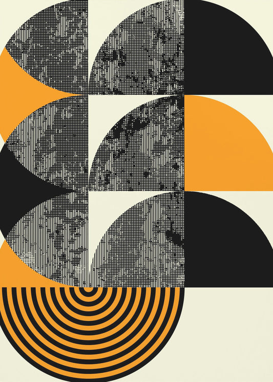 Geometrische abstractiedynamiek | Canvas