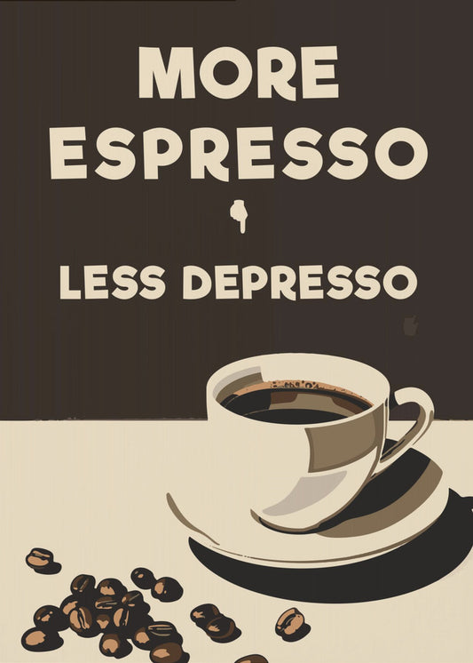 Meer espresso - minder depressie | Canvas
