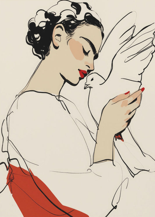 Dove Embrace | Poster