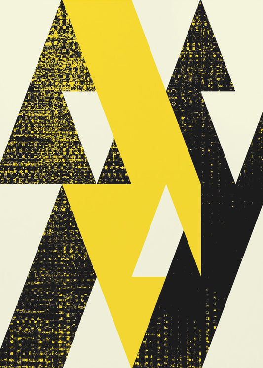 Abstracte geometrische vormen | Canvas
