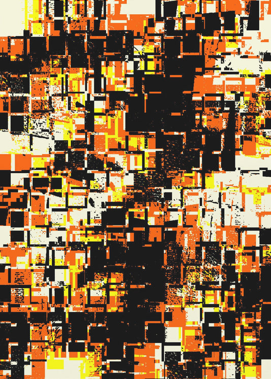 Kleurrijke geometrische blokken | Canvas