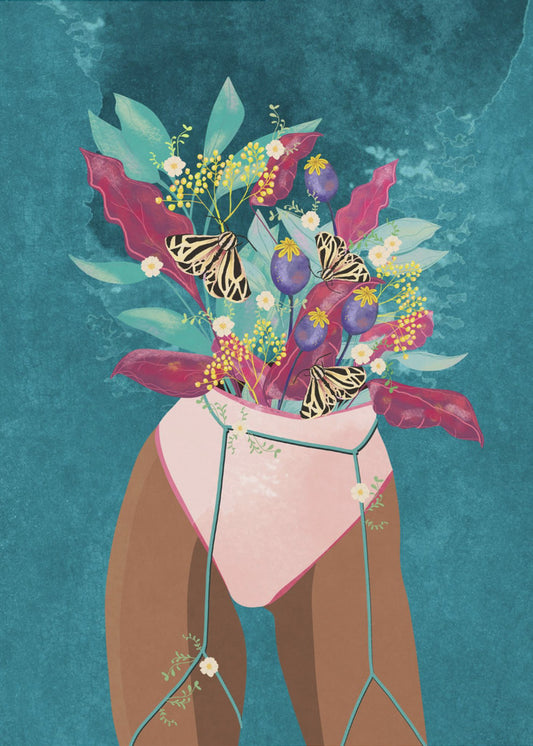 Voel je fleurig | Canvas