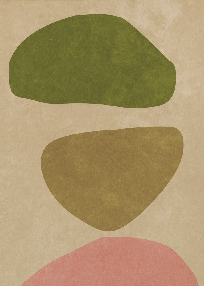 Abstracte vormen Naakt | Poster