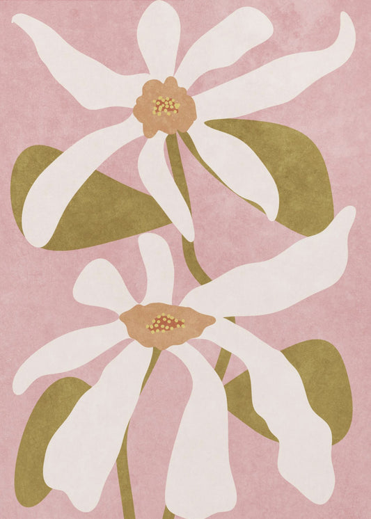 Abstract Flowers I | Canvas