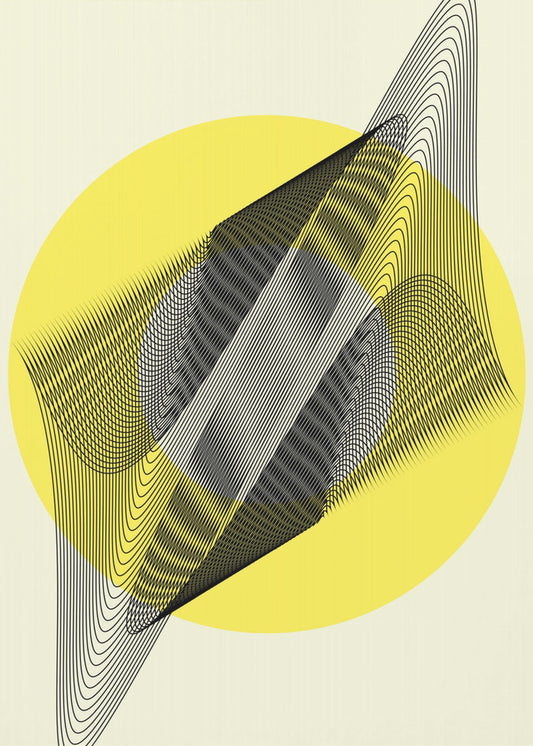 Abstract golvenlandschap | Canvas