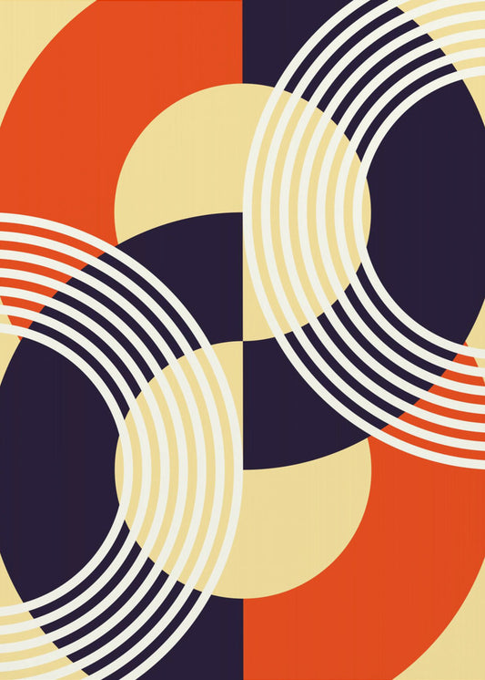 Verweven cirkels | Canvas