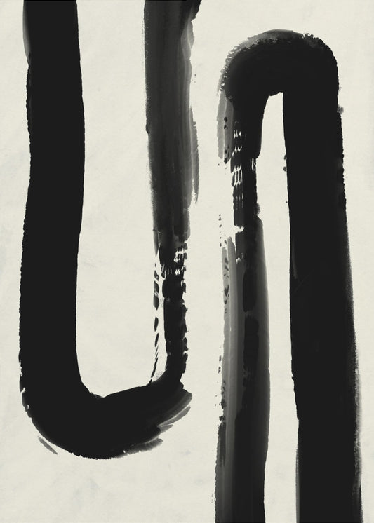 Monochrome stroom | Poster