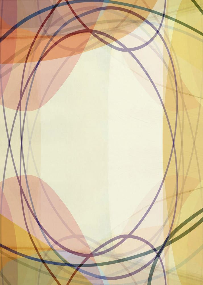 Zandroze tinten Abstract 2 | Poster