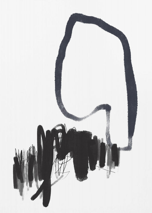 Monochrome Flow | Canvas