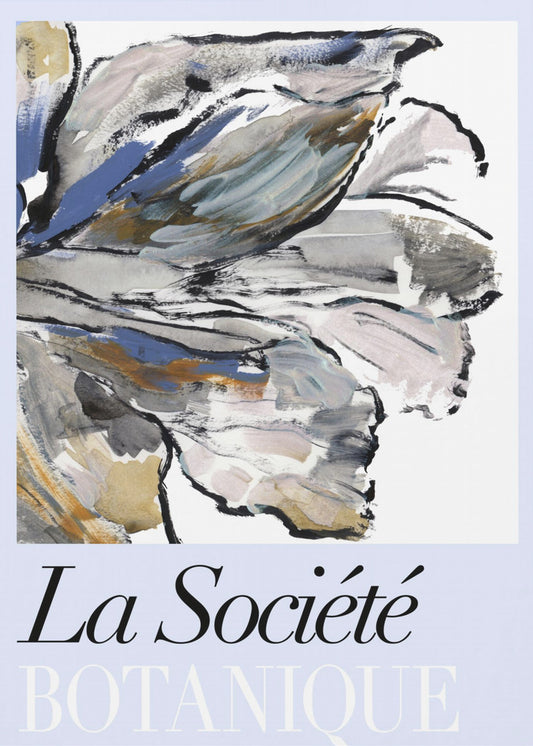 La Société Botanique Blueflower | Poster