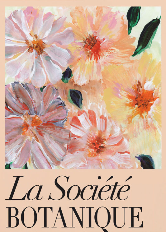 La Société Botanique Perzikbloemen | Poster