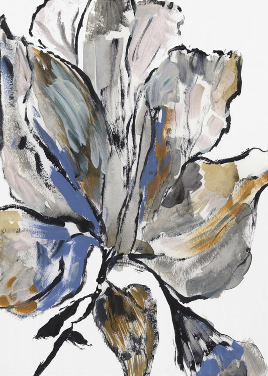 Le Jardin Botanique Blauwe bloem | Poster